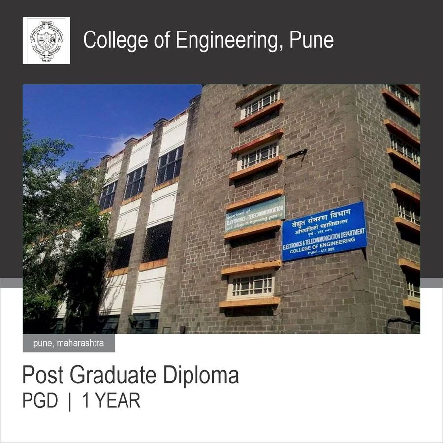 Post Graduate Diploma in Electric Mobility at College of Engineering, Pune, Pune